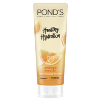Pond's - Healthy Hydration Gel Facial Cleanser For Glowing Smooth Skin - Orange - With 100% Natural Origin Orange Extract &  Vitamin C - 100ml
