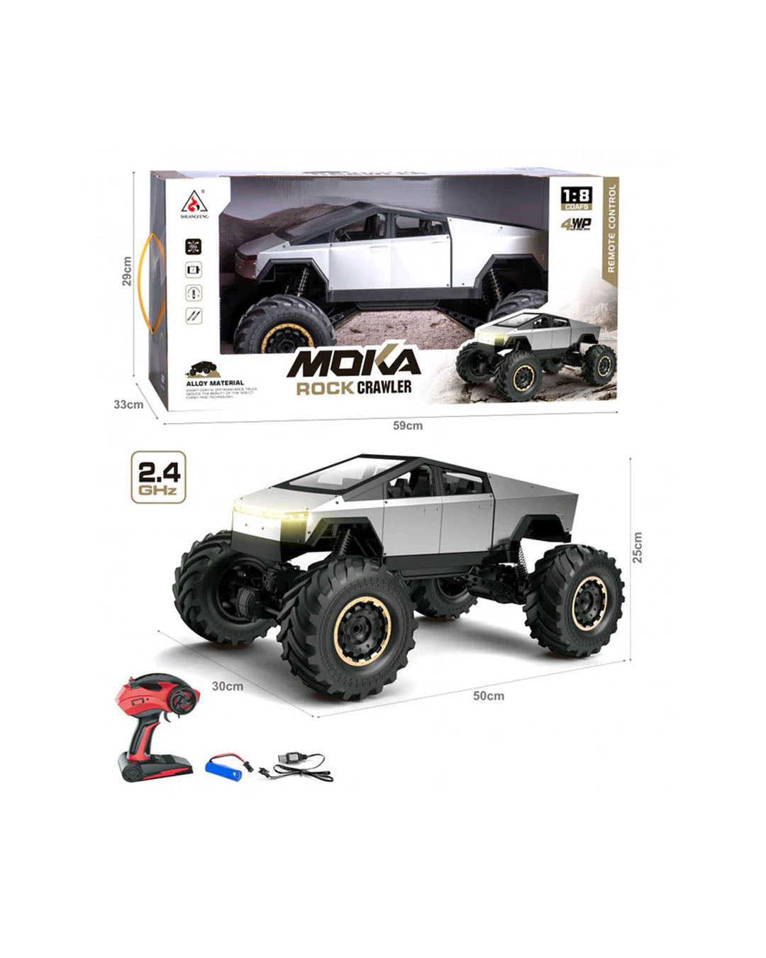 Rock Crawler Off-Road Truck Toy for Kids