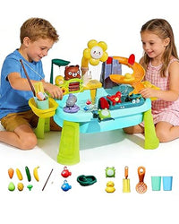 Kids Water Table with Pump & Play Vegetables for Ages 2+