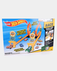 Hot Wheels 360° Speed Loop Racing Track Set with 2 Cars