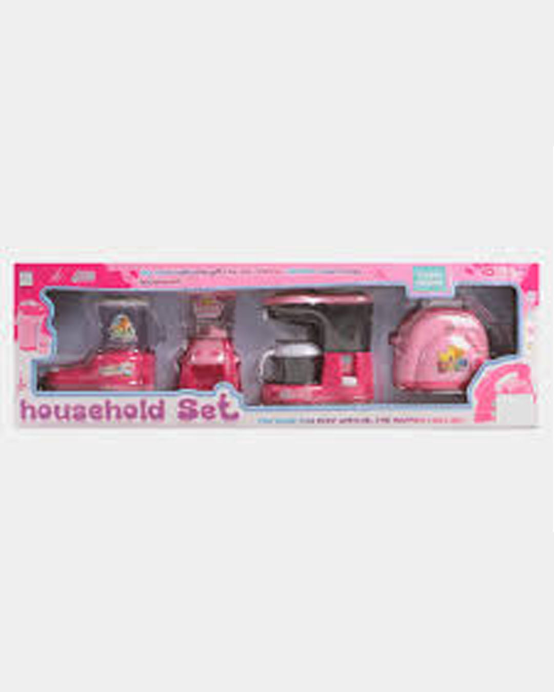 Mini Household 4 in 1 Toy Set with Battery Operated