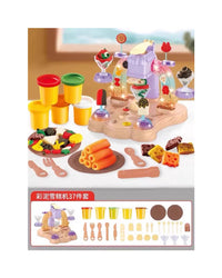 Colorful Ice Cream Modelling Clay Set With Music for Kids