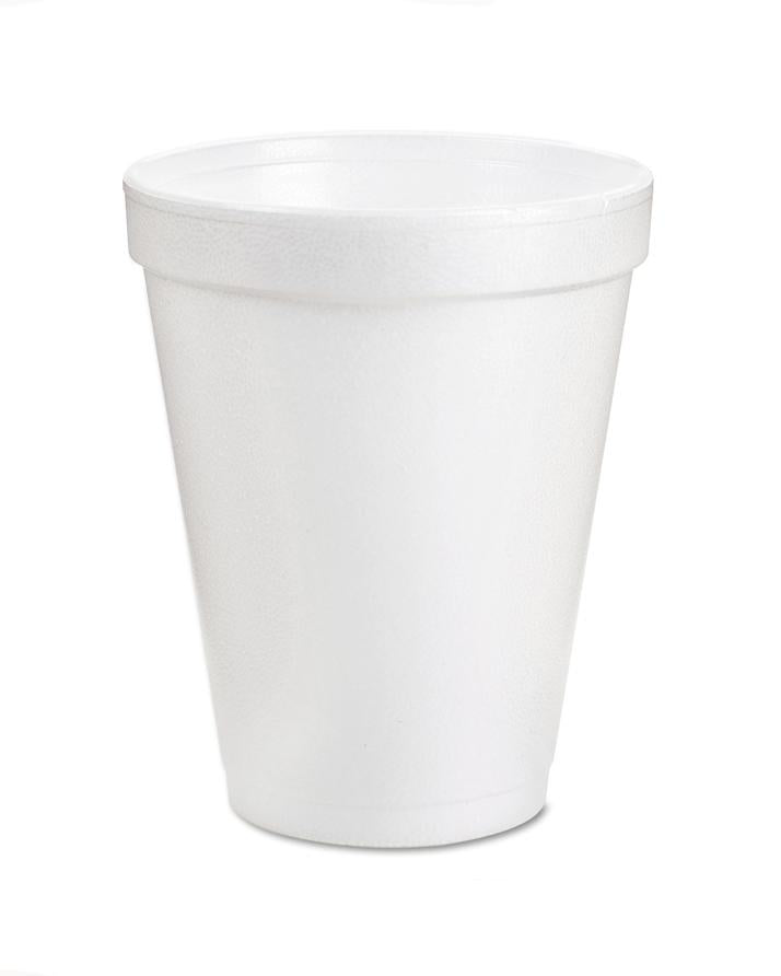 Megapack - Disposable Foam Cups - 100 Pcs - 180 ML