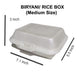 XP 9 - Half Plate - Biryani Box - Capacity = 0.3 - 0.5 KG - Disposable - Styrofoam