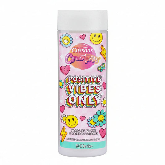 CUSSONS Creations - BATH SOAK - POSITIVE WIBES ONLY - 500ml