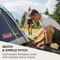 Coleman - Tent Darwin 3+, Compact 3 Man Dome Tent, also Ideal for Camping in the Garden, Lightweight 3 Person Hiking Tent, Waterproof