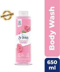 ST. Ives - Rose Water & Aloe Vera - Refreshing Cleanser - Shower Gel Body Wash - 650 ml / 22 Fl. Oz