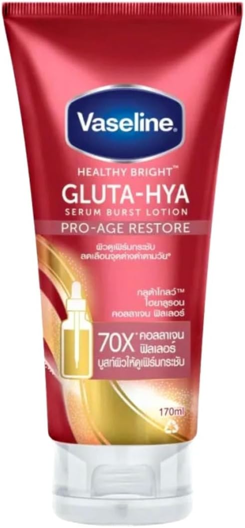 Vaseline - GLUTA-HYA - PRO-AGE RESTORE - SERUM BRUST LOTION - (1X12) 300ml