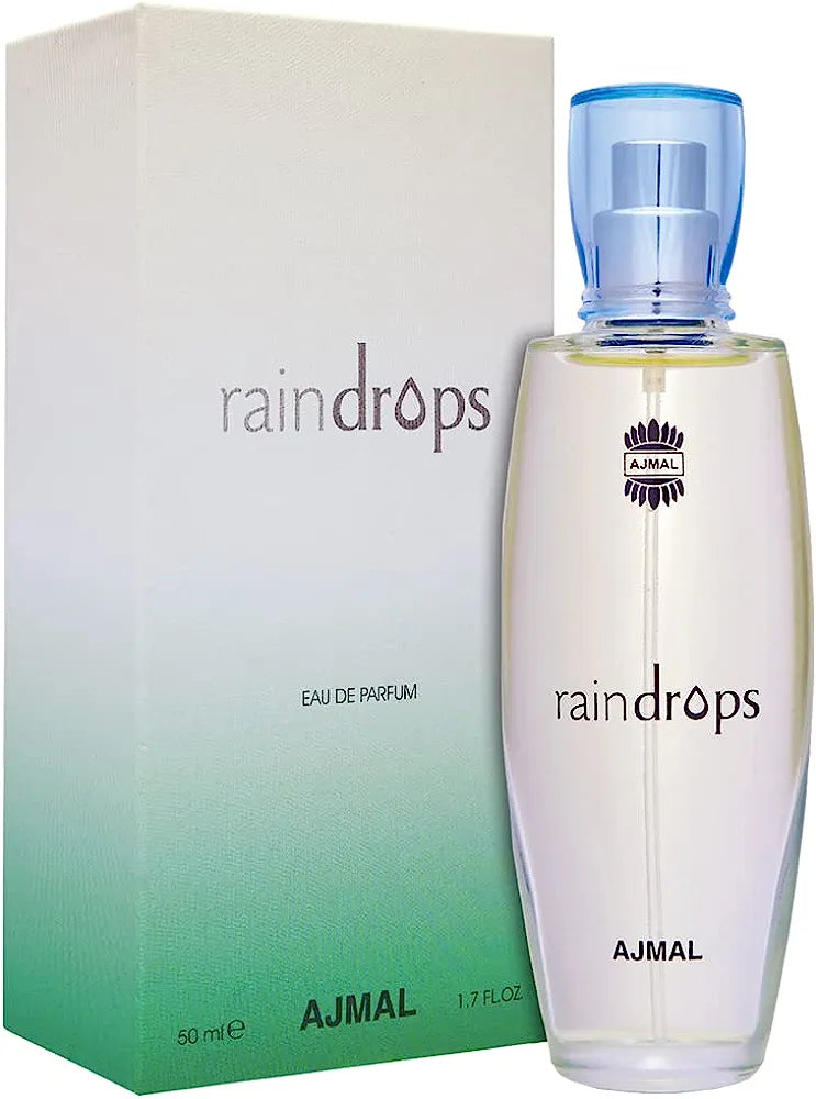 Ajmal - Raindrops - EDP - 50ML - Long Lasting Scent Spray - Chypre Perfume Gift For Women - Made In Dubai
