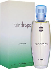 Ajmal - Raindrops - EDP - 50ML - Long Lasting Scent Spray - Chypre Perfume Gift For Women - Made In Dubai