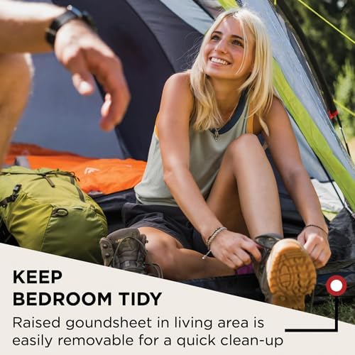 Coleman - Tent Darwin 3+, Compact 3 Man Dome Tent, also Ideal for Camping in the Garden, Lightweight 3 Person Hiking Tent, Waterproof