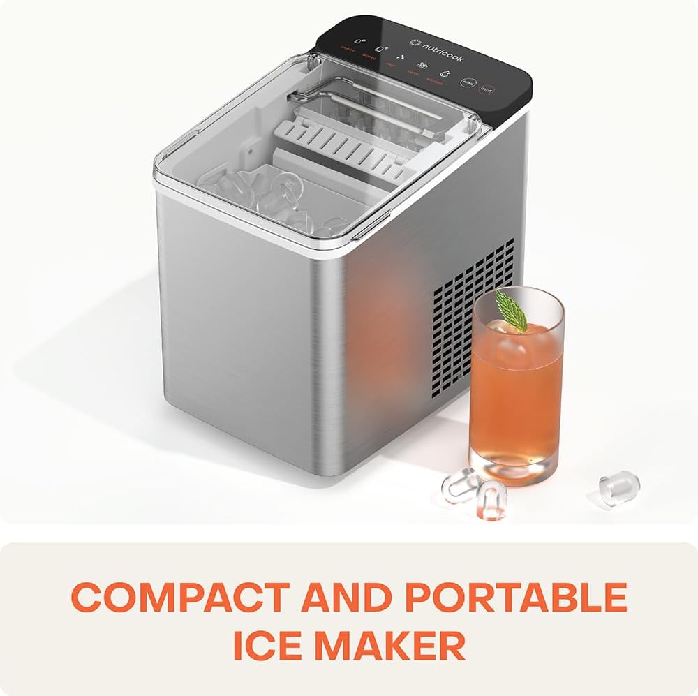 Nutricook - Ice Maker - Specialty - NC-ICY510K - Cold Refreshments - Black - 2 Years Warranty