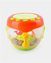 Musical Flash Fish Rotating Drum Toy for Kids