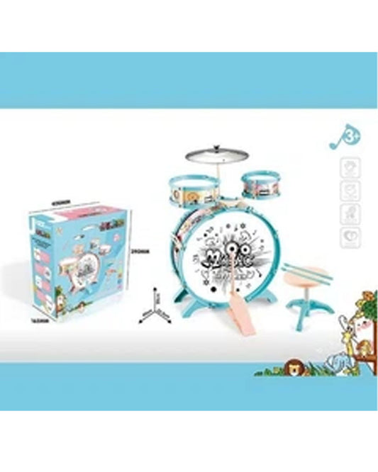 Children Music Toy Macaron Plastic Jazz Drum