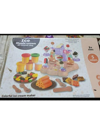 Colorful Ice Cream Modelling Clay Set With Music for Kids