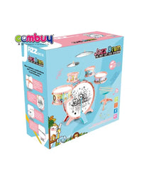 Children Music Toy Macaron Plastic Jazz Drum