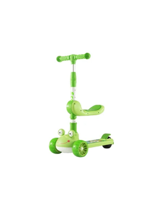 New Frog Scooter for Kids  Adjustable 3 Wheel Scooter
