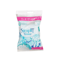 Gillette - SIMPLY VENUS - With a Touch of Aloe - 2 Blades Disposable Razors - 12 Piece Pack