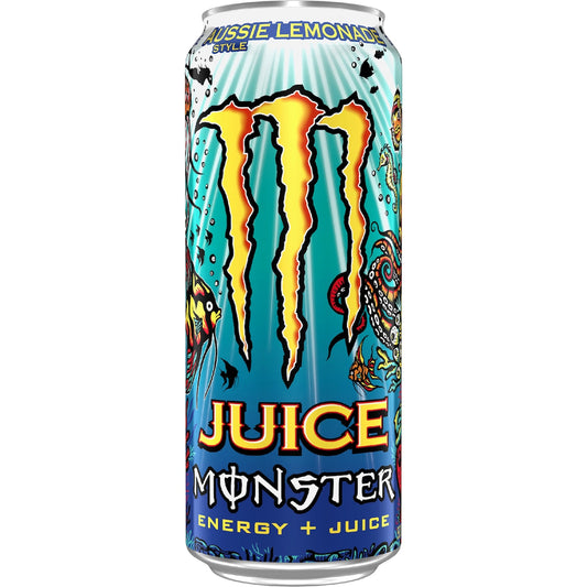 MONSTER ENERGY DRINK - AUSSIE LEMONADE STYLE - 500ml -  Qtn / 12 Each