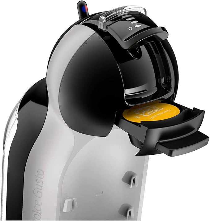 De'Longhi - Nescafe - Dolce Gusto - Mini Me Coffee Capsule Machine by DeLonghi - Grey & Piano Black - EDG155.BG