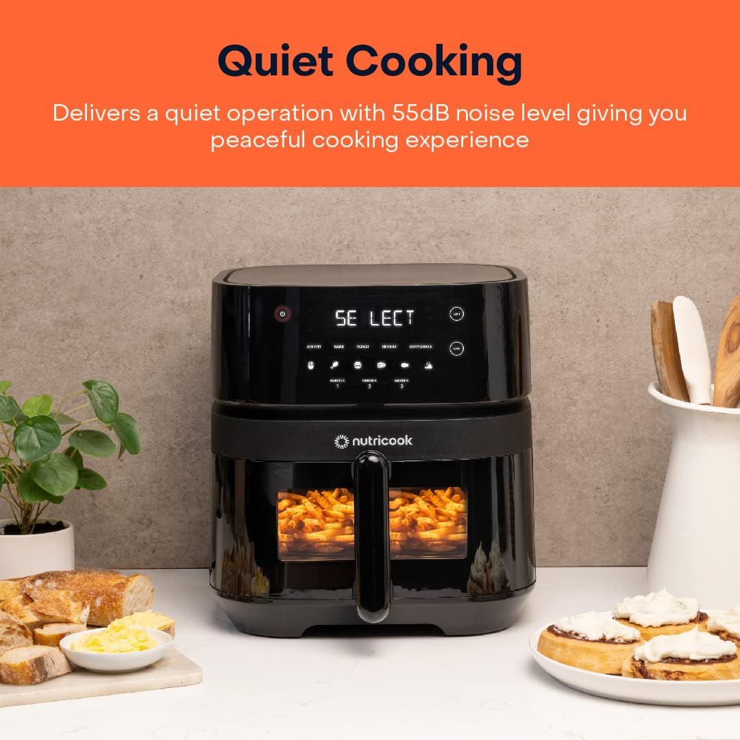 Nutricook - Air Fryer - NC-AF357V - Precision Frying - Black - 2 Years Warranty