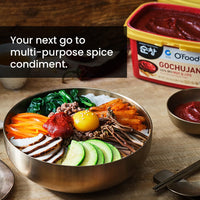 O'food - Gochujang Paste - 500g - Korean Traditional Brown Rice Red Pepper Hot Chilli Paste