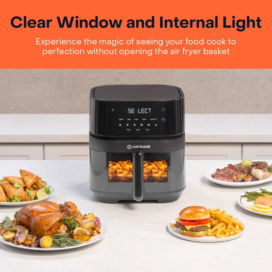Nutricook - Air Fryer - NC-AF357V - Precision Frying - Black - 2 Years Warranty