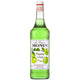 Monin - Green Apple - Flavoured Syrup - Large - 1000 ml - Le Sirop De Monin