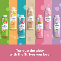 ST. Ives - Pink Lemon and Mandarin Orange - Radiant Skin Exfoliating Shower Gel Body Wash - 650 ml / 22 Fl. Oz