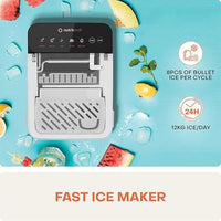 Nutricook - Ice Maker - Specialty - NC-ICY510K - Cold Refreshments - Black - 2 Years Warranty