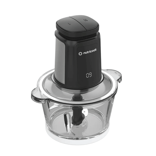 Nutricook - Choppi XXXL - Chopper - Shredder - NC-CH6000 - High Volume Prep - Black - 2 Years Warranty - 3L Glass Plus SS Bowl
