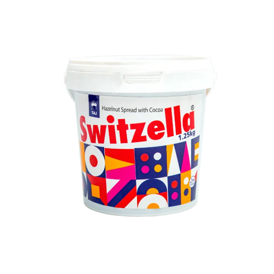 Taj Confectionary - SWITZELLA - Hazelnut Spread With Cocoa - 1.25KG - Bucket