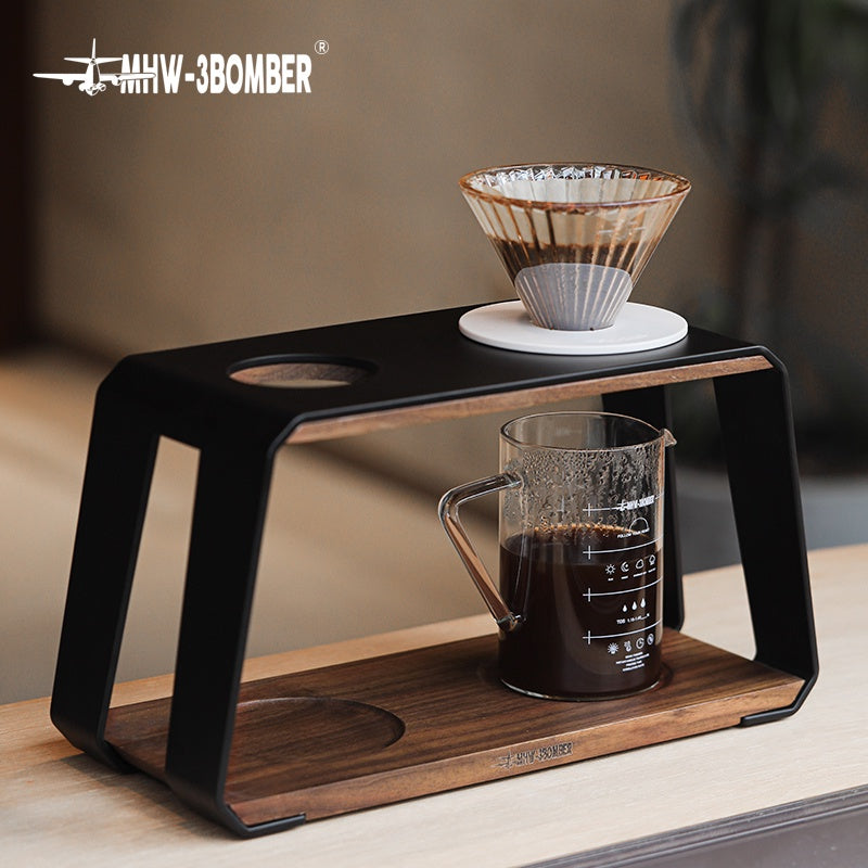Coffee Cartel - MHW3 Bomber - Ladder Dripper Stand-Double Hole - Black, Metal - BCH5956