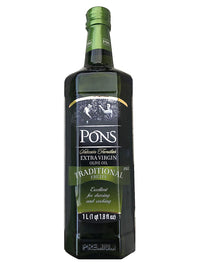 Pons - Traditional Family Selection - Extra Virgin Olive Oil - 1L (1000 ML) - Fruity - Spain
