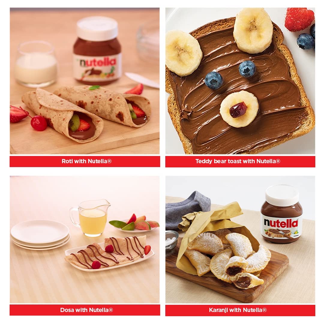 Nutella - Hazelnut Cocoa Spread - 180g Bottle