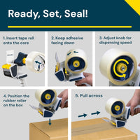 Excell - Packing Tape Dispenser - 2" - EC-20625TW (2" wide, 3" core)