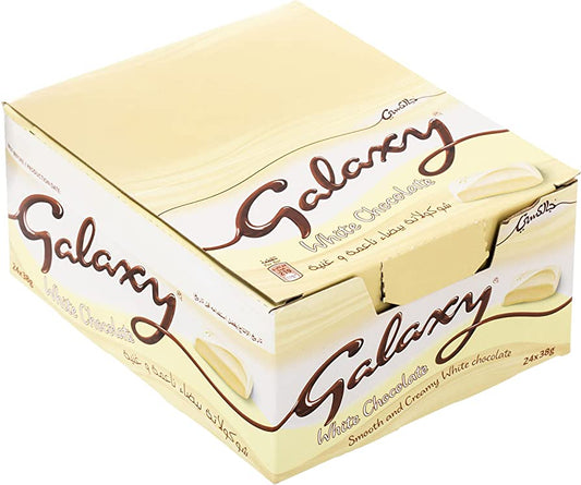 Galaxy - Chocolate Bar - Flavors - Smooth White - 24 Pcsx38 GM
