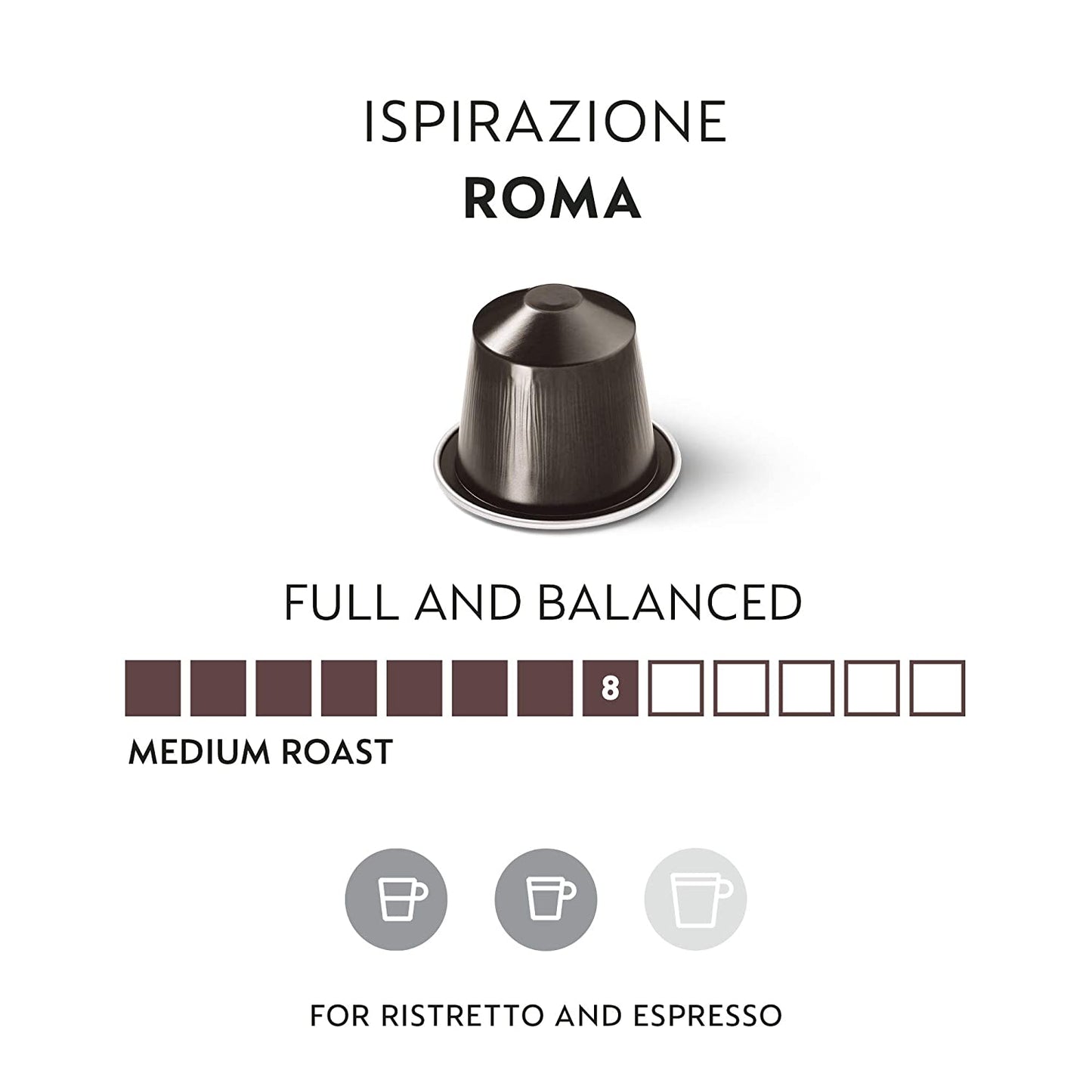 Nespresso - Ispirazione - Roma- Coffee Capsule - Sleeve Of 10