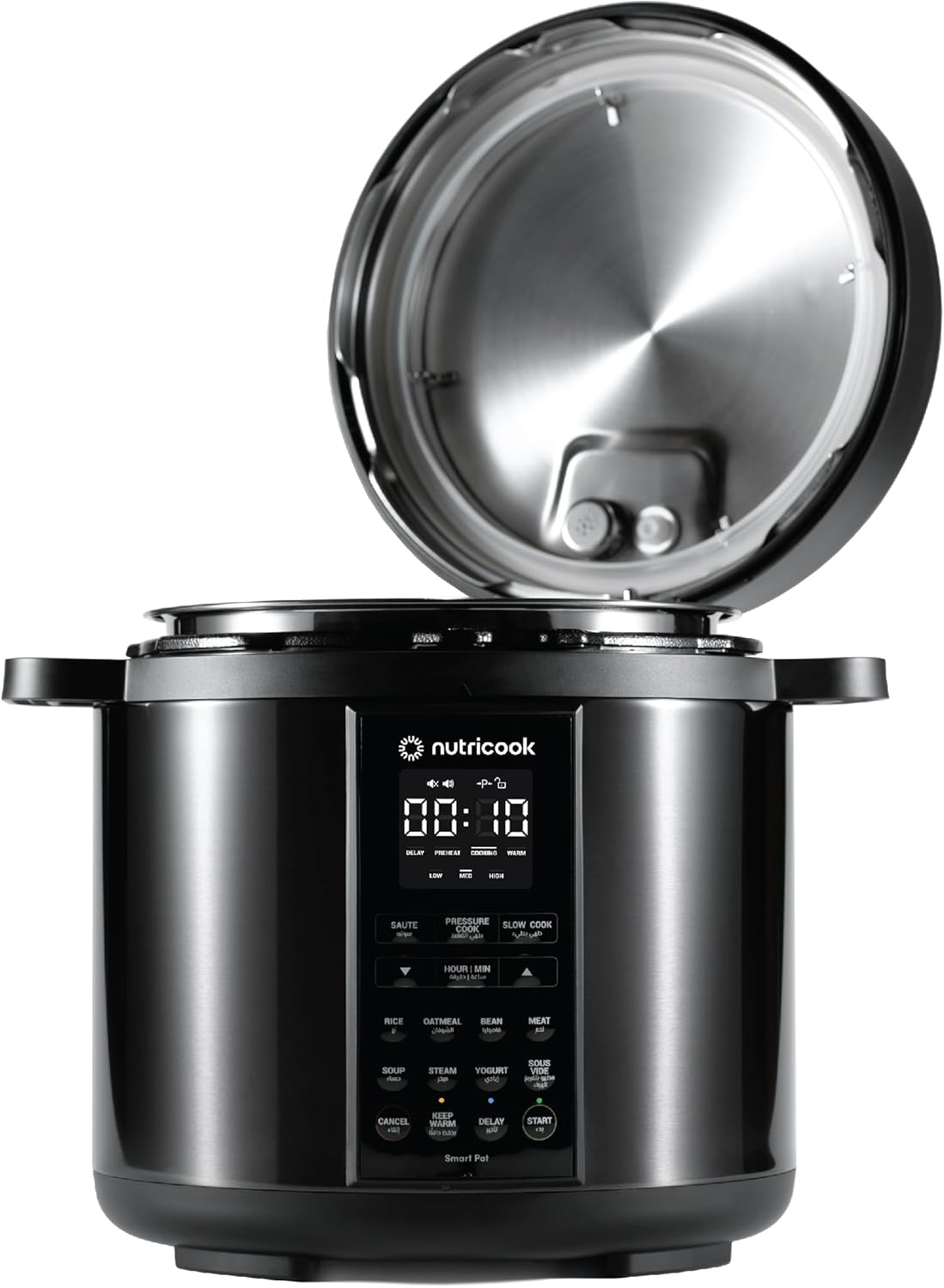 Nutricook - Smart Pot 2 - 6L - Multicooker - NC-SP204K - Versatile Cooking - Matt Black - 2 Years Warranty