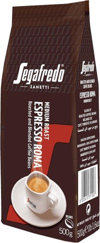 Segafredo Zanetti - Espresso Roma - Medium Roast - Whole Beans - 500g