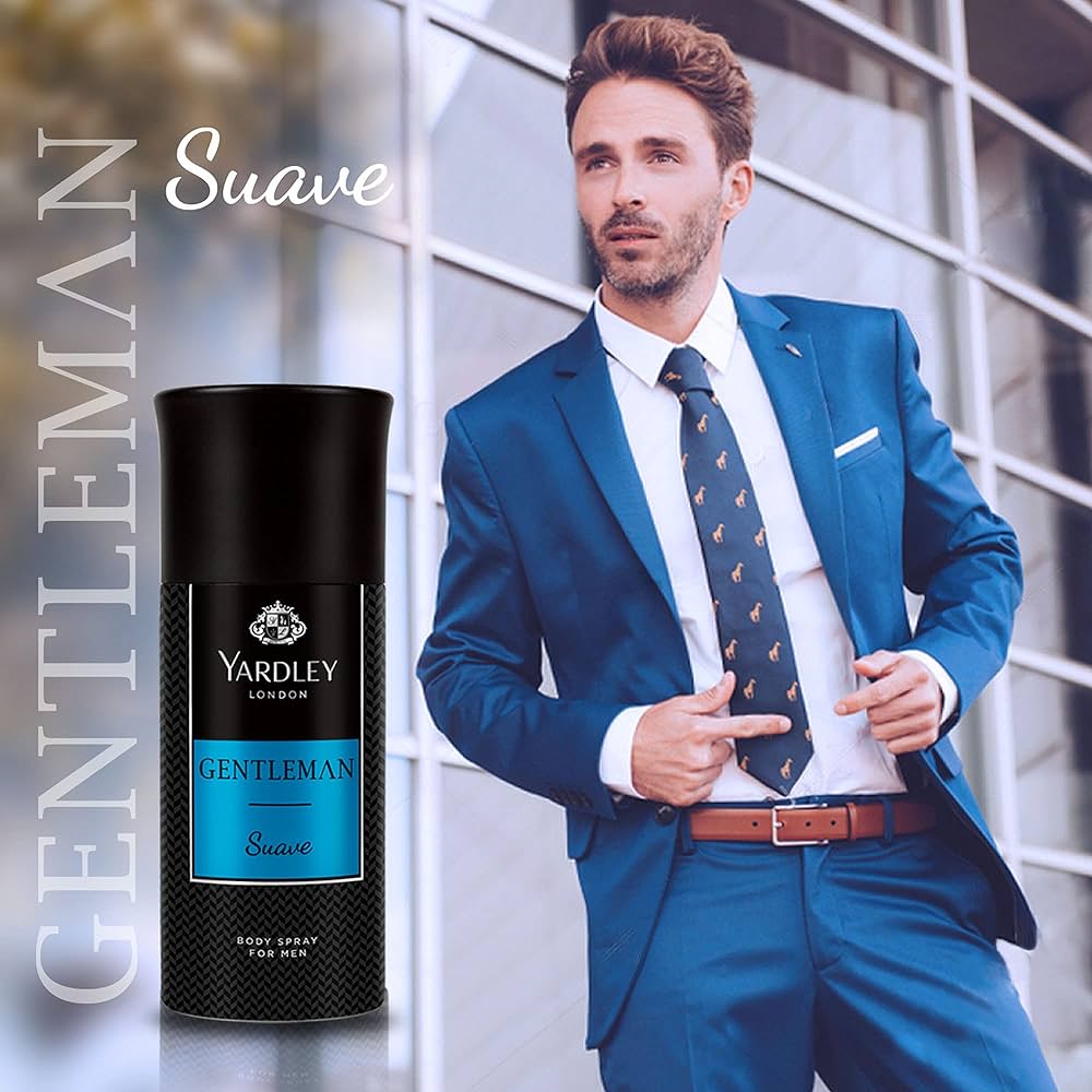 Yardley - Body Spray - Men - Gentleman - Suave - 150ML