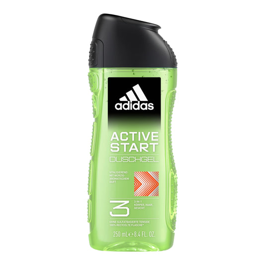 Adidas - Shower Gel - Active Start -  Revitalizing - 3in1 - Body Hair & Face - 250ml