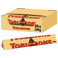 Toblerone - Swiss Milk Chocolate - Box of 20 x 100G