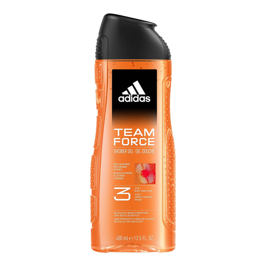 adidas - TEAM FORCE - Shower Gel - 3 in 1 - 400ml