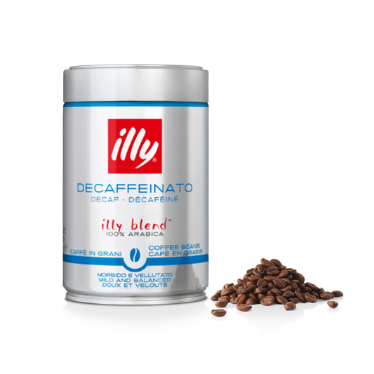 Illy - DECAFFEINATO - Roast Coffee - Whole Beans - 250 gm