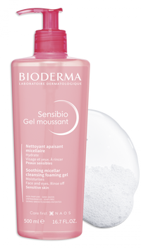 BIODERMA - Sensibio Gel Moussant - Soothing Micellar Cleansing Gel - 500ML