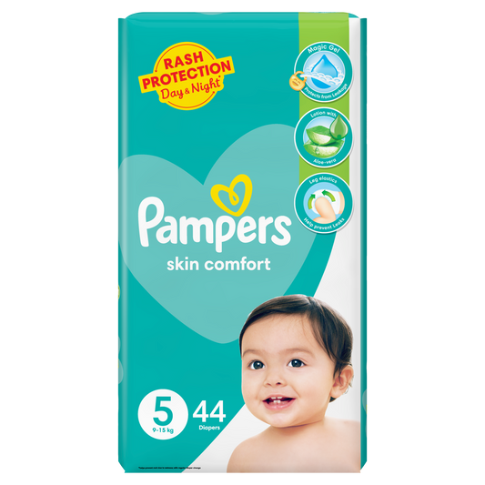 Pampers - Diaper - Jumbo Pack - Junior Size 5 - 44 Count
