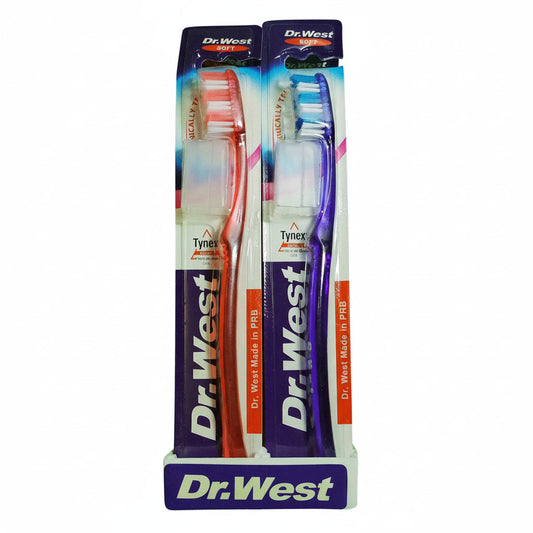 Dr. West - TOOTH BRUSH - 12 Brushes Pack