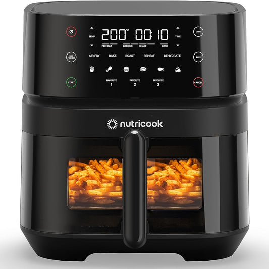 Nutricook - Air Fryer - NC-AF357V - Precision Frying - Black - 2 Years Warranty