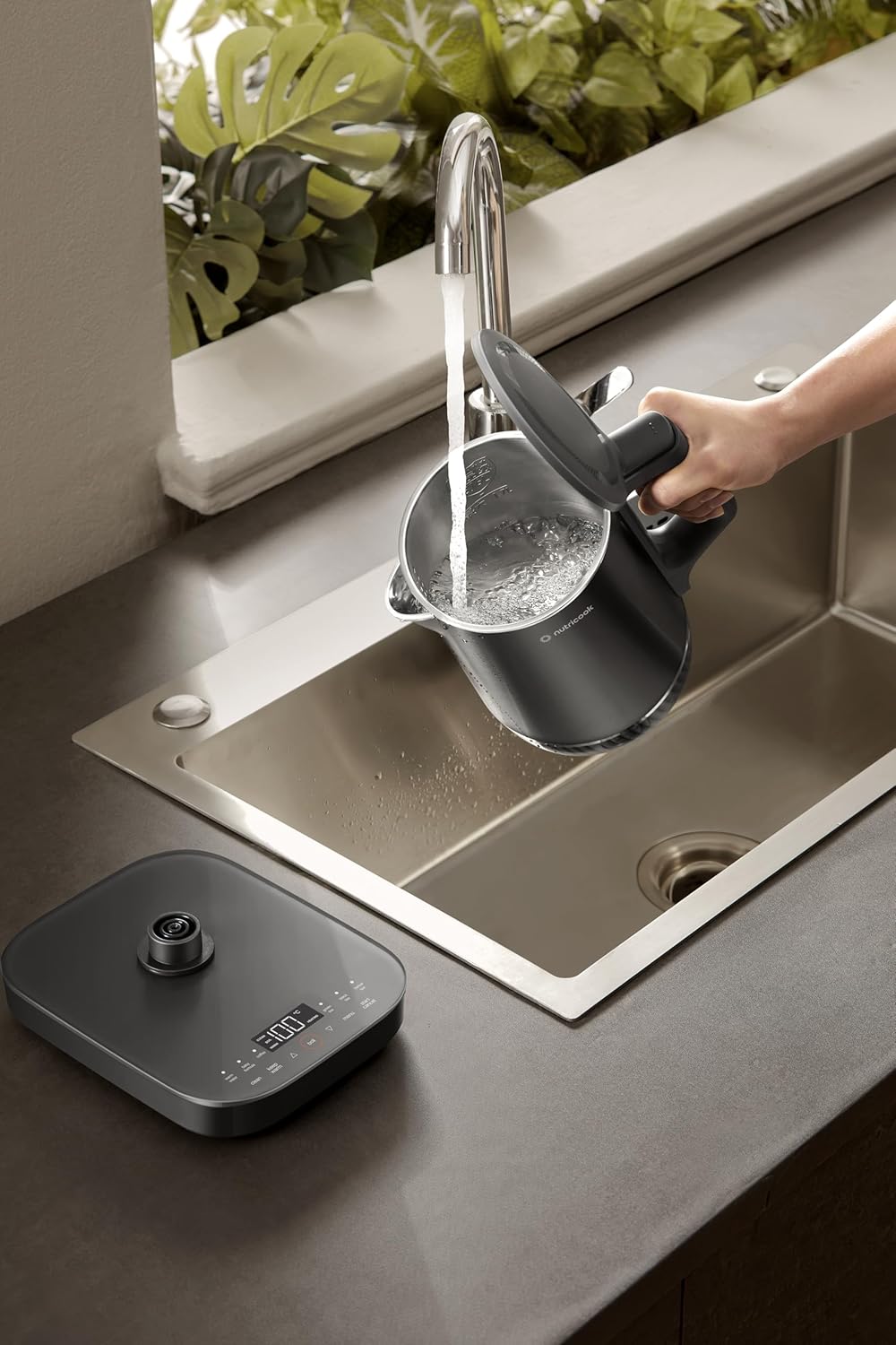 Nutricook - Essential - NC-USK600 - Versatile Boiling - Grey - 2 Years Warranty